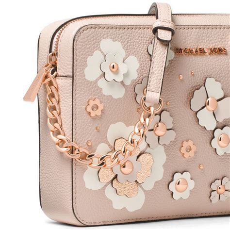 michael kors floral crossbody bag